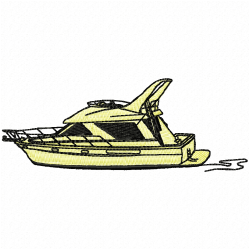 Boats Embroidery Design 10 Boats Embroidery Design 10